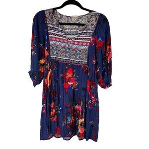 Altar’d State Floral Peasant Tunic Top
